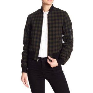 A.L.C: Virgin Wool Plaid Jacket